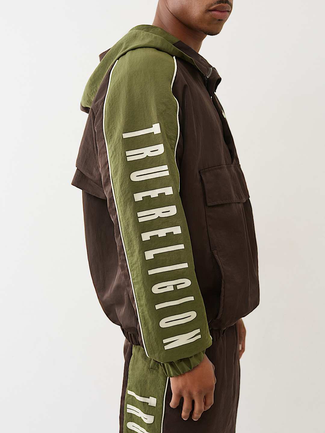 TRUE RELIGION Men’s Anorak Nylon Full Set