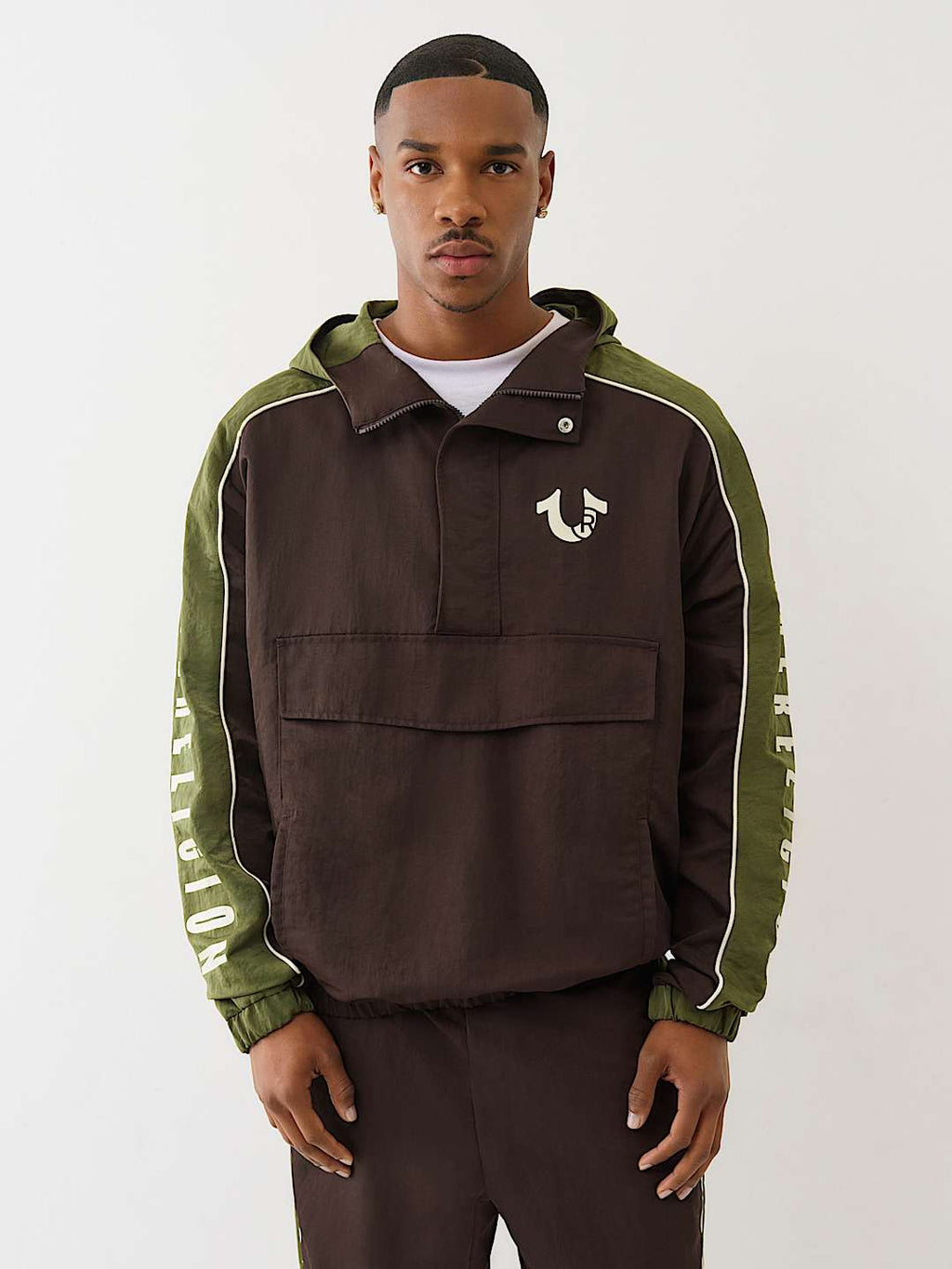 TRUE RELIGION Men’s Anorak Nylon Full Set