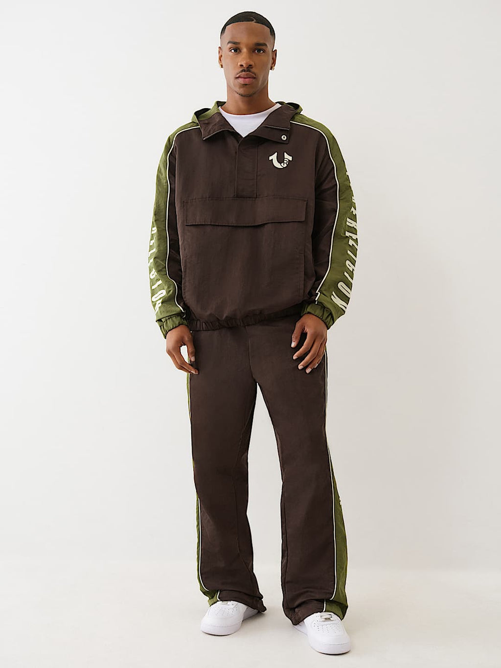 TRUE RELIGION Men’s Anorak Nylon Full Set