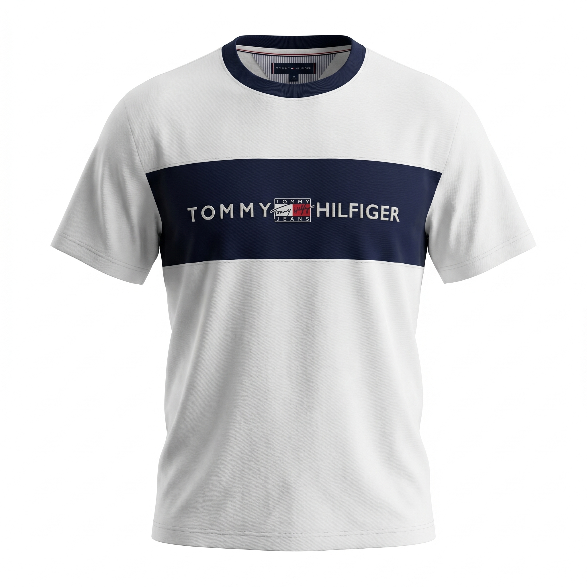 Tommy Hilfiger Logo Flag T-shirt White
