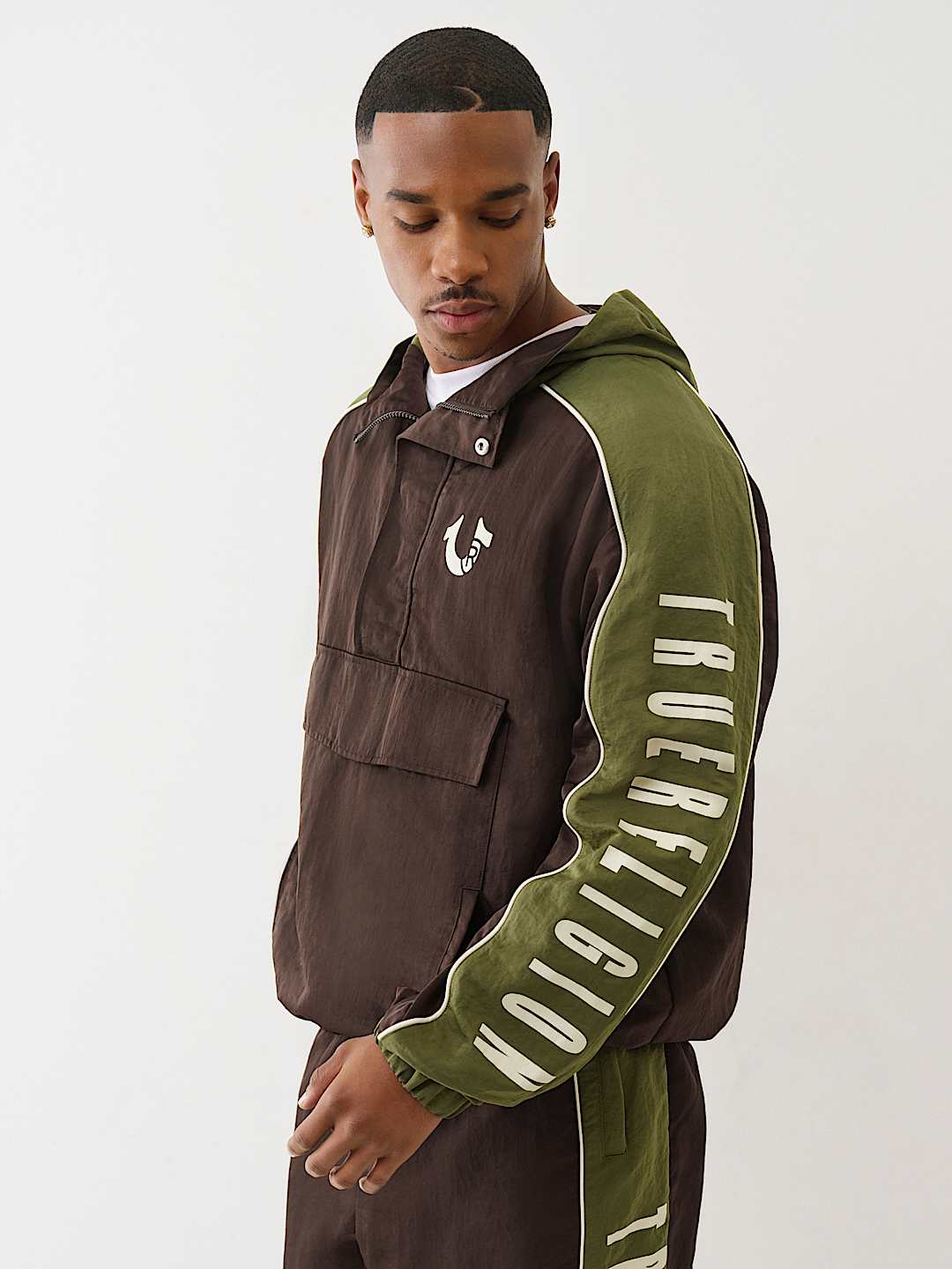 TRUE RELIGION Men’s Anorak Nylon Full Set