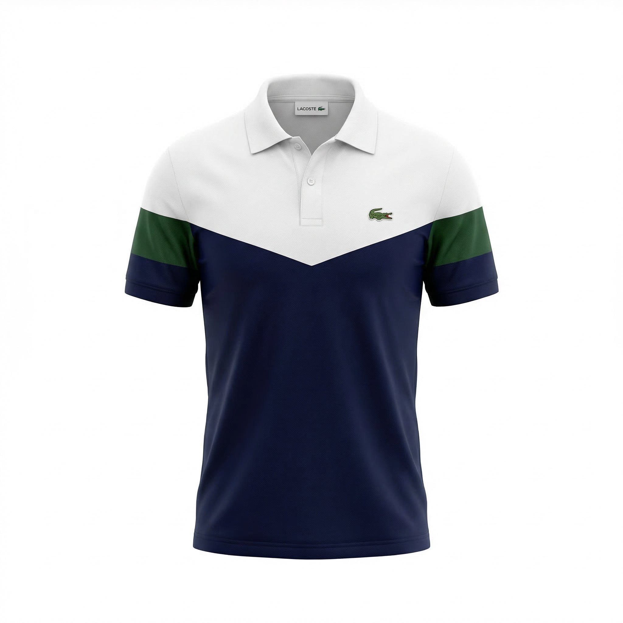 Lacoste Regular Fit Geometric Polo Shirt