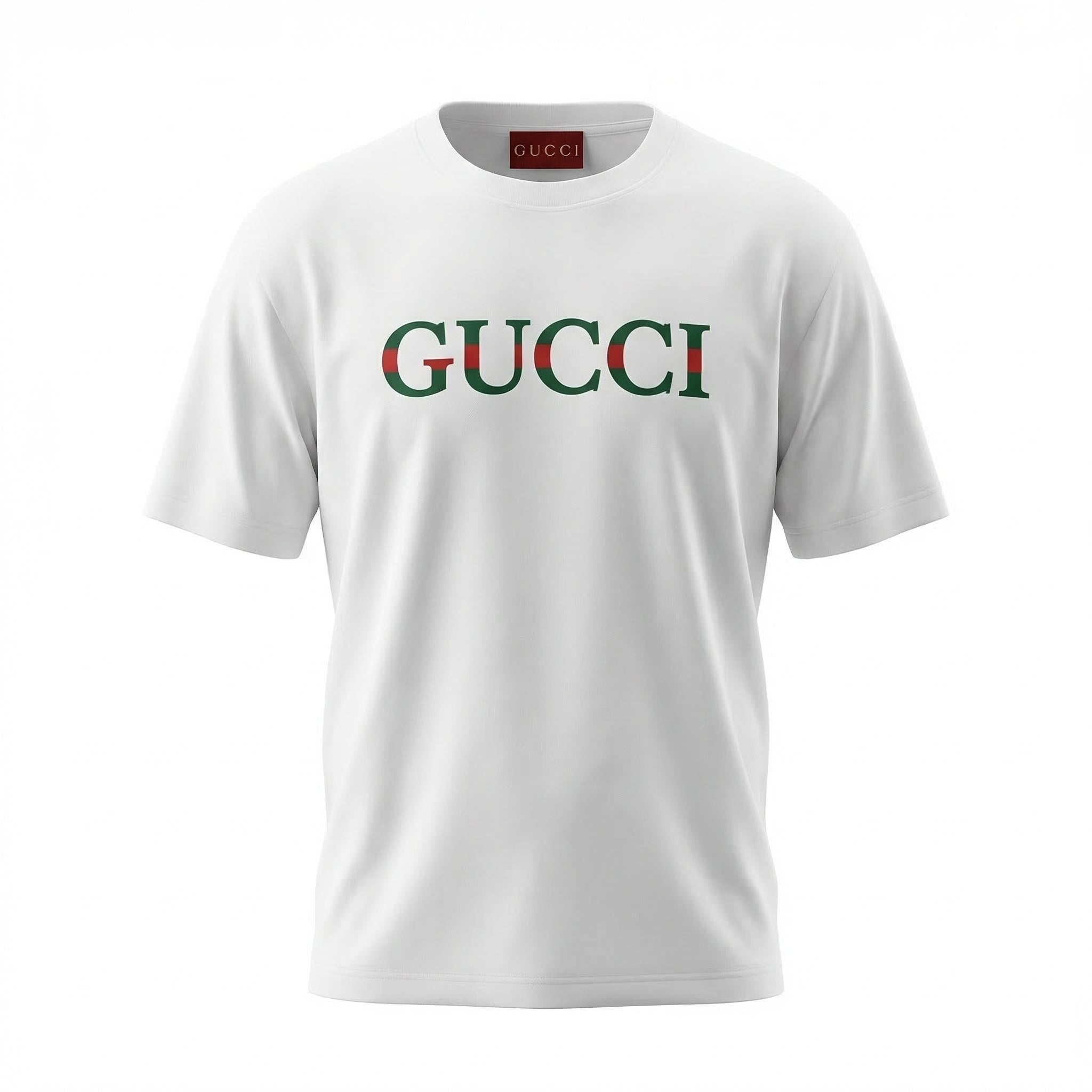 GUCCI EMBROIDERED LOGO T-shirt