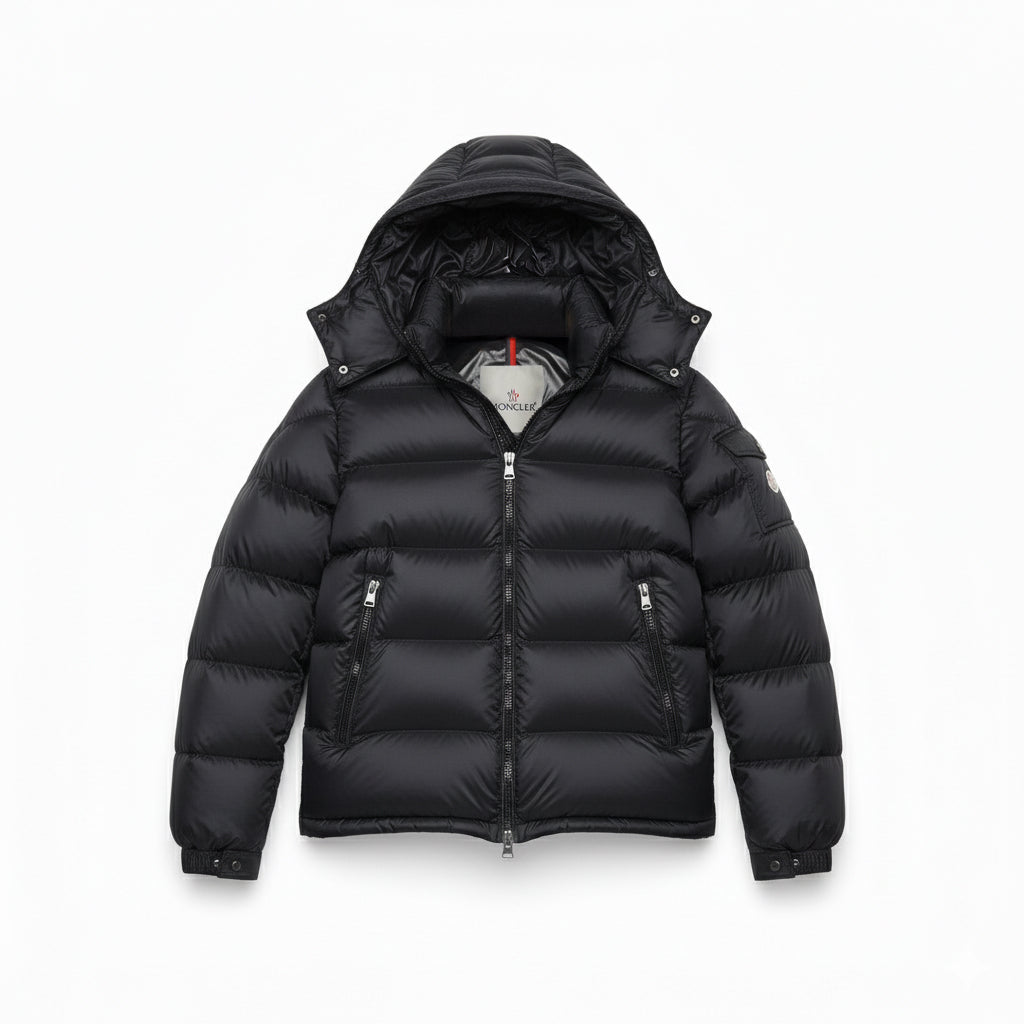 Moncler Montegenevre Quilted Puffer Jacket Black