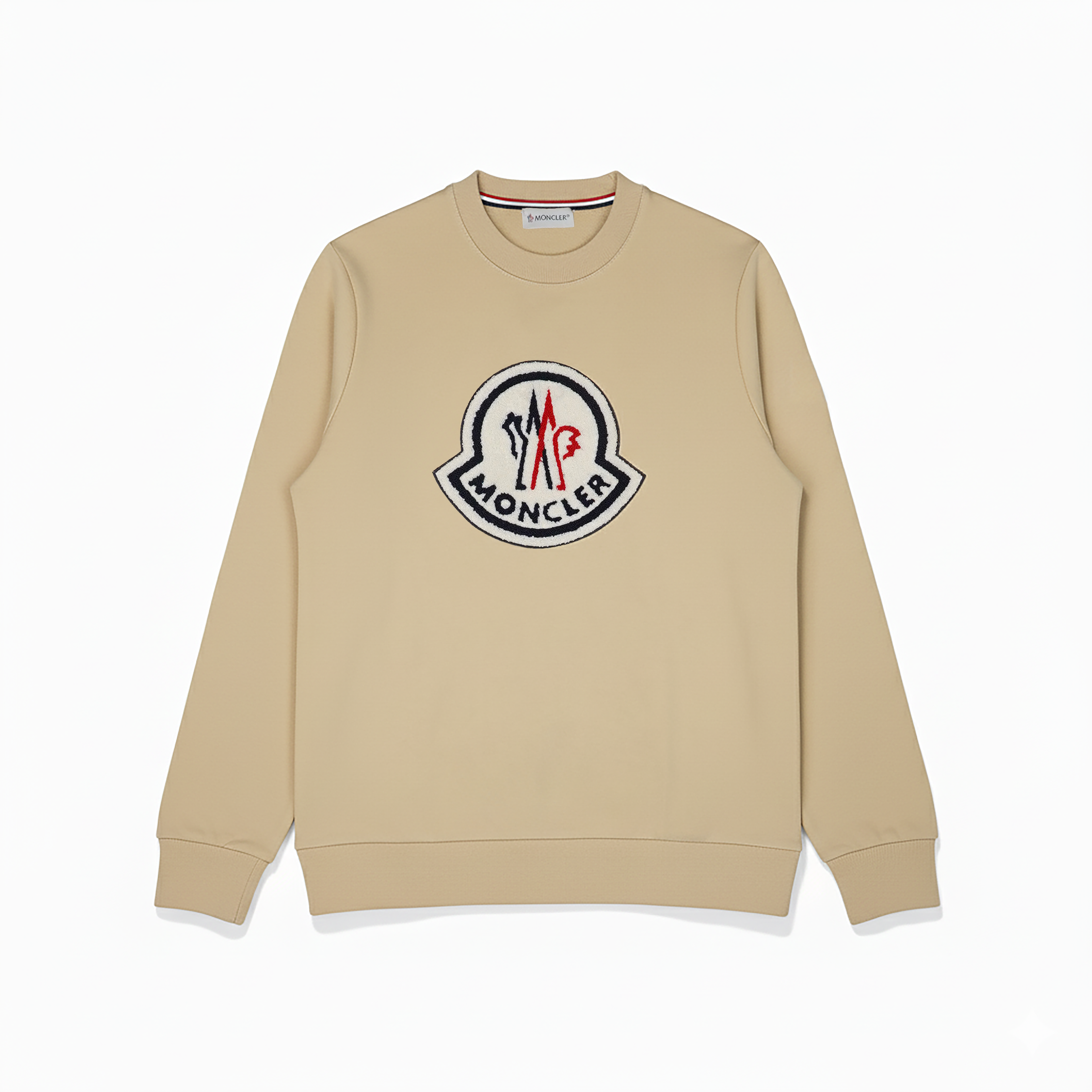 MONCLER EMBROIDERED LOGO SWEATSHIRT