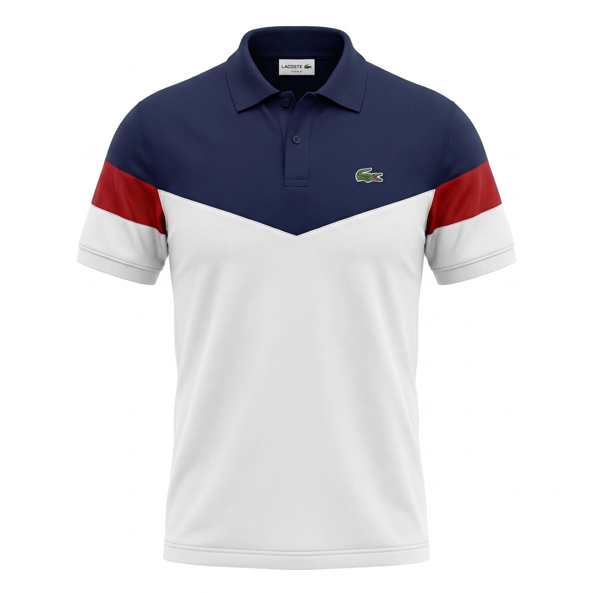 Lacoste Regular Fit Geometric Polo Shirt