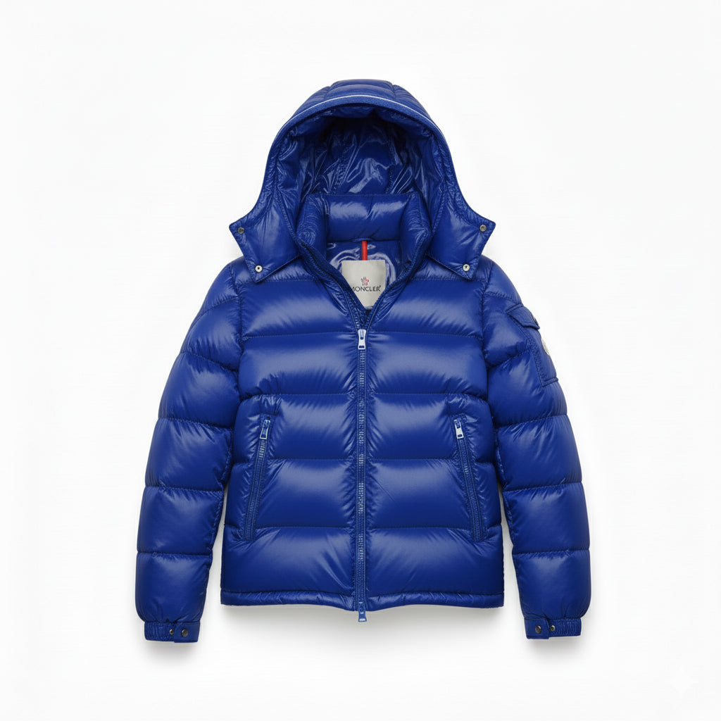 Moncler Montegenevre Quilted Puffer Jacket Blue