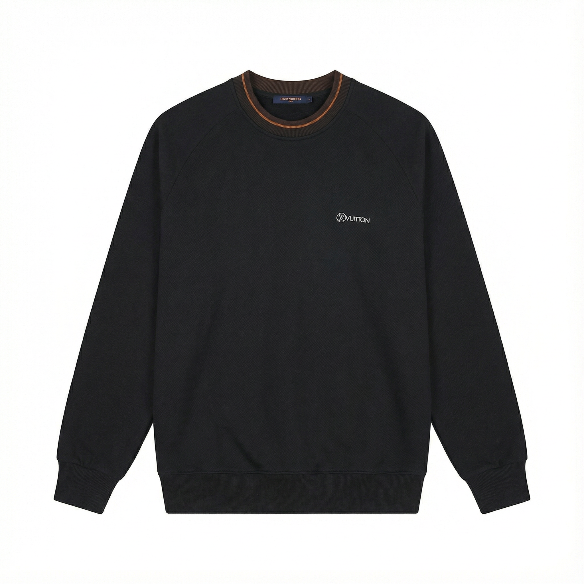 LOUIS VUTTION METAL LOGO SWEATSHIRT BLACK