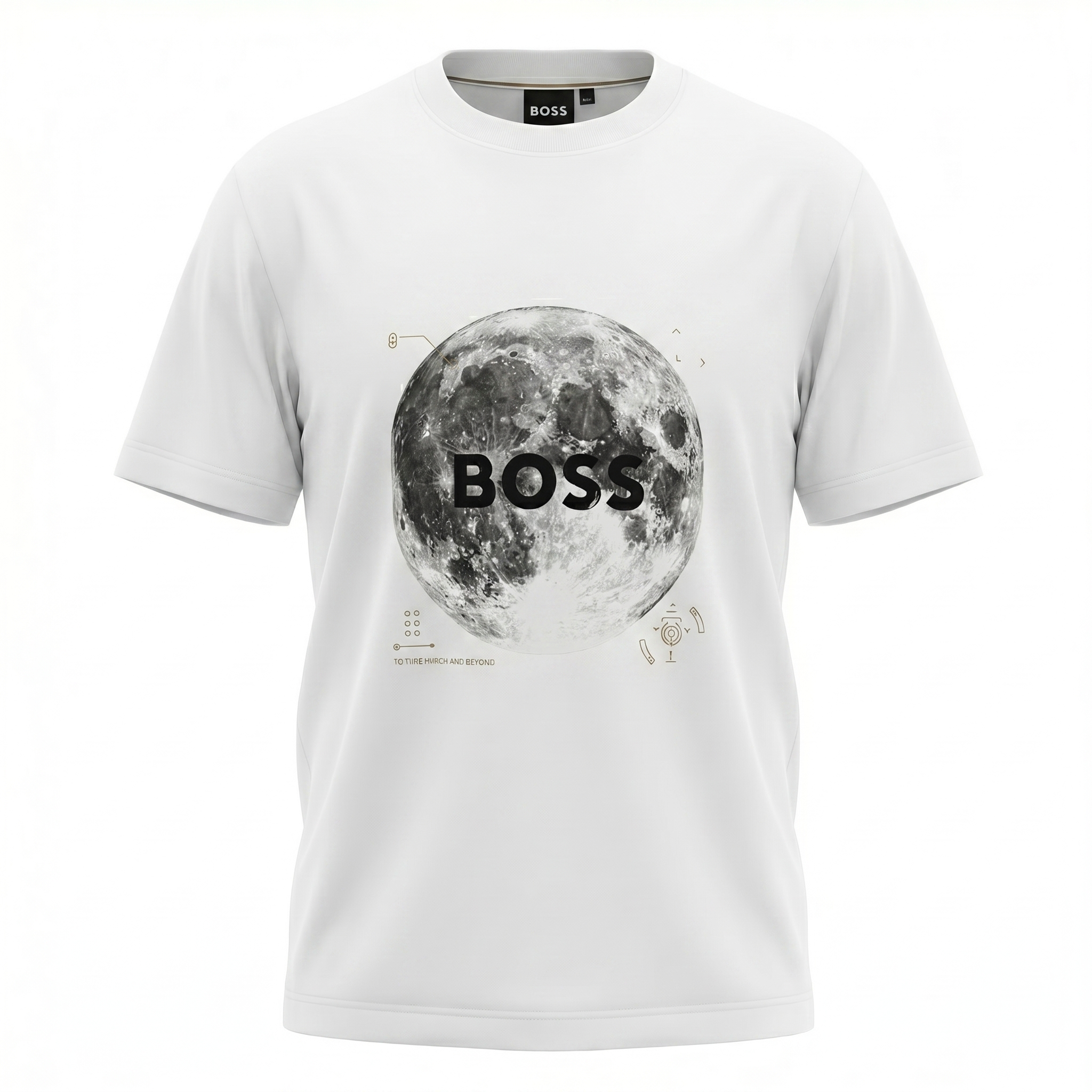 BOSS MOON PRINT T-SHIRT