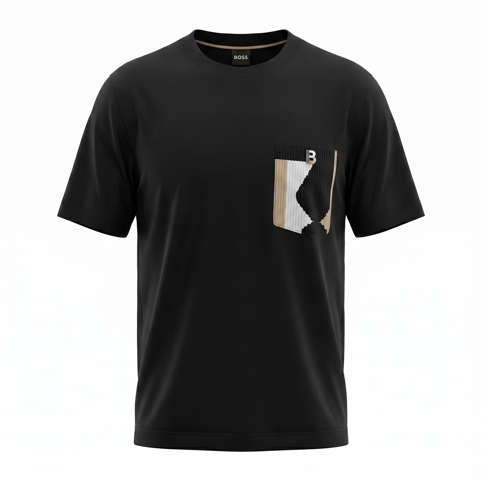 BOSS EMBROIDERED BOCKET LOGO T-shirt