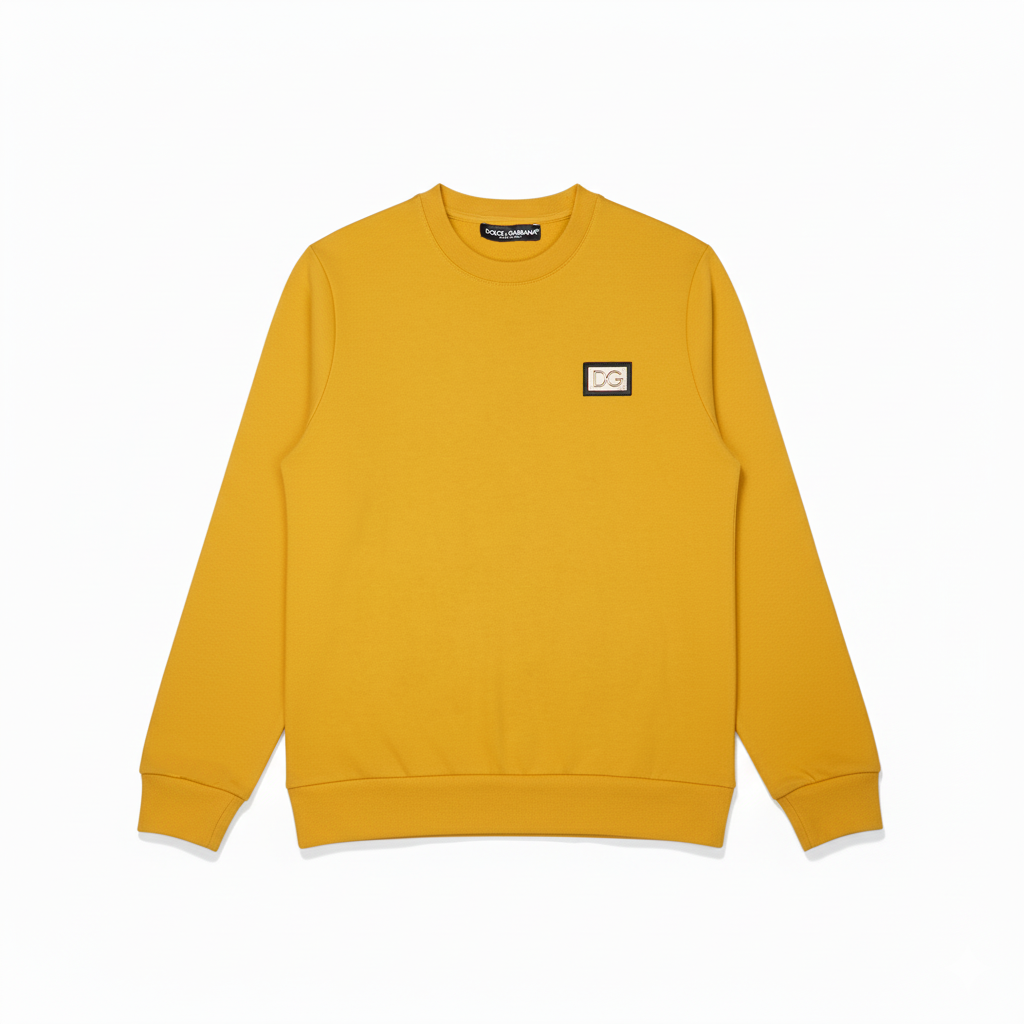 DOLCE &GABBANA METAL LOGO SWEATSHIRT