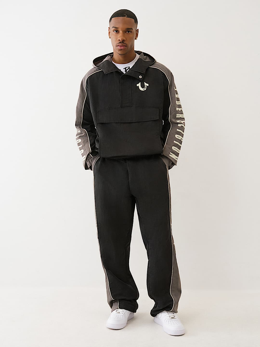 TRUE RELIGION Men’s Anorak Nylon Full Set